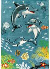 [Detský kusový koberec DIAMOND Kids 24223/30 Blue]