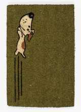 [Kokosová rohož - zelený pes]