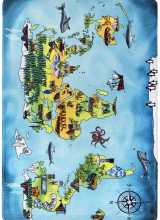 [Detský kusový koberec MAPA SVETA]