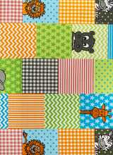 [Detský metrážny koberec Animals 8650 - Zvyšok 115X400 cm]