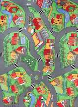 [Detský metrážny koberec Little Village 90 - Zvyšok 134x400 cm]