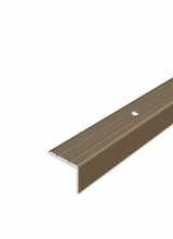 [Schodová hrana vŕtaná - Bronzová 24,5x20 mm]