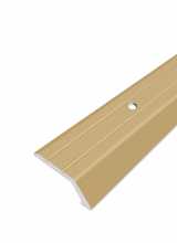 [Ukončovací profil vŕtaný - Zlatý 38x10 mm]