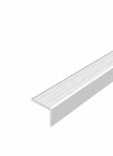 [Schodová hrana samolepiaca - Biela Matná 24,5x20 mm]