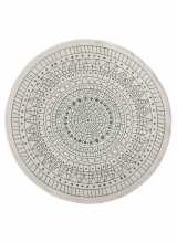 [Kusový koberec Northrugs Twin 103103 Green Cream]