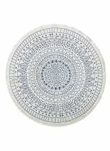 [Kusový koberec Northrugs Twin 103104 Blue Cream]