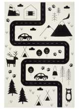 [Detský kusový koberec Hanse Home Adventures 104564 Cream Black]