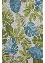 [Kusový koberec Hanse Home Flair 105617 Tropical Leaves Turqoise]