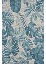 [Kusový koberec Hanse Home Flair 105618 Tropical Leaves Turqoise]