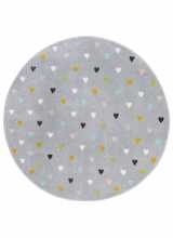 [Detský kusový koberec Hanse Home Adventures 105952 Little Hearts Grey]