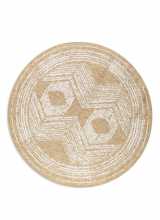 [Kruhový kusový koberec Elle Decoration Gemini 106032 Ochre]