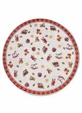 [Kruhový kusový koberec Villeroy & Boch  Toy´s  Delight 106192 Red Multicolour, bez vlasu]