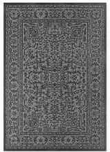 [Kusový koberec Northrugs Duet 106248 Black White]