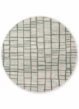 [Kruhový kusový koberec Ted Baker Haringey 106389 Green White]