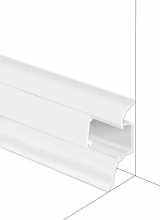 [Podlahová lišta Döllken W117 - Biela - dĺžka 250 cm]