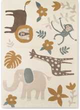 [Detský kusový koberec Hanse Home Adventures 106213 Cream, Multicolor]