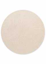 [Kruhový kusový koberec Hanse Home Calmio 106220 Natural White]