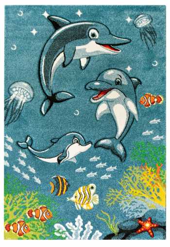 Detský kusový koberec DIAMOND Kids 24223/30 Blue