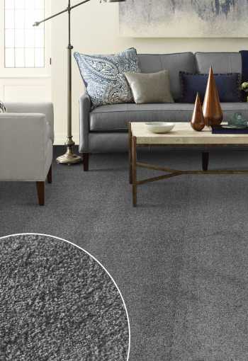 Metrážny koberec PONZA 34883 tmavosivá