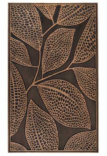 Gumová rohož - listy