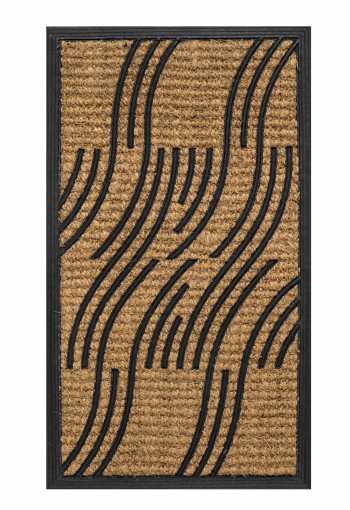 Kokosovo-gumová rohož - vlnky