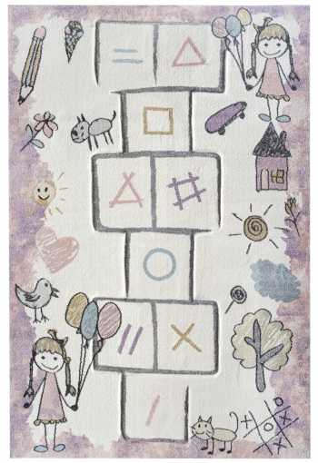 Detský kusový koberec Smart Kids 22923 pink