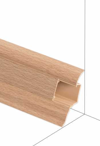 Podlahová lišta Döllken W134 - Buk Tmavý - dĺžka 250 cm