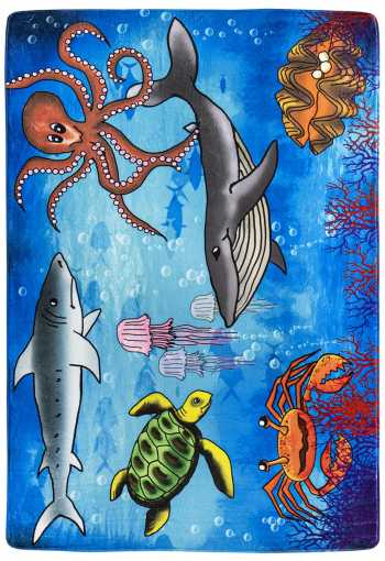 Detský kusový koberec MORSKÝ SVET