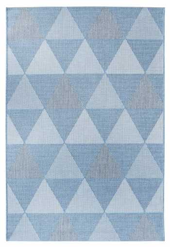 Kusový koberec Flat 21132 Ivory Silver/Light Blue