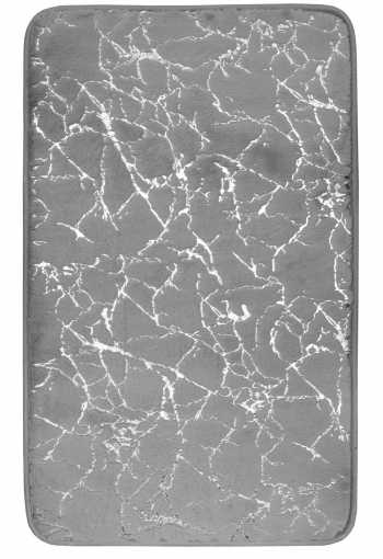 Kúpeľňová predložka RABBIT SHINE strieborná
