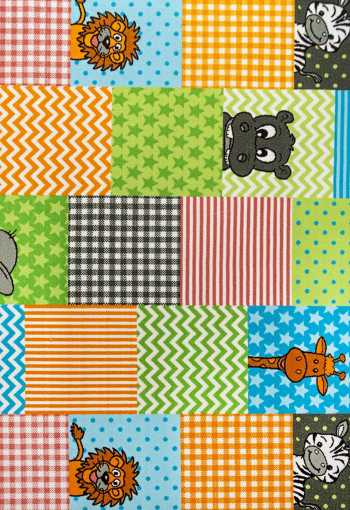 Detský metrážny koberec Animals 8650 - Zvyšok 115X400 cm