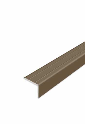 Schodová hrana samolepiaca - Bronzová 24,5x20 mm