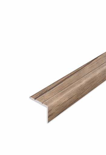 Schodová hrana samolepiaca - Orech Prisca 24,5x20 mm