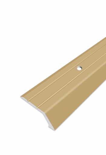 Ukončovací profil vŕtaný - Zlatý 38x10 mm