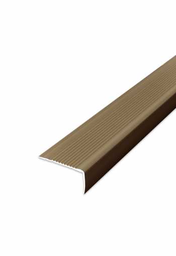 Schodová hrana samolepiaca - Bronzová 45x23 mm