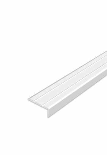 Schodová hrana samolepiaca - Biela 24,5x10 mm