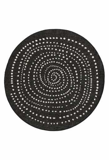 Kusový koberec Northrugs Twin 103109 Black Cream