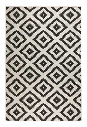 Kusový koberec Northrugs Twin 103129 Black Cream