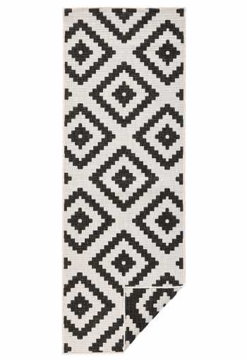 Kusový behúň Northrugs Twin 103129 Black Cream