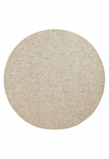 Kruhový kusový koberec Hanse Home BT Carpet Wolly 102842 Beige Brown