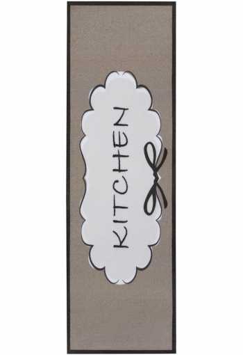 Kuchynská predložka Hanse Home Cook&Clean 105728 Brown White Black