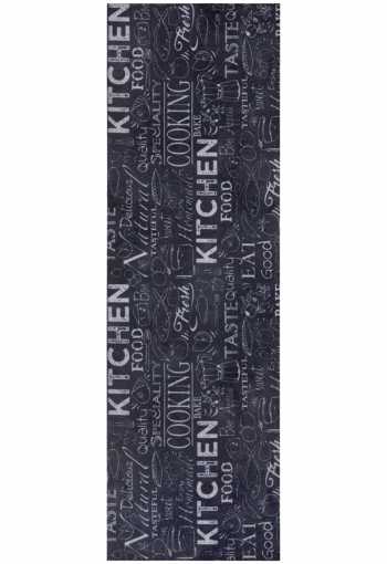 Kuchynská predložka Hanse Home Cook&Clean 105731 Black White