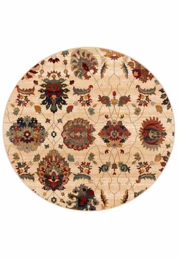 Kusový koberec SUPERIOR Latica Krem - Kruh