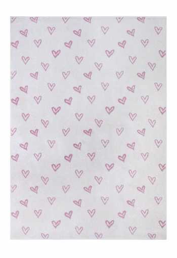 Detský kusový koberec Hanse Home Adventures 105945 Hearts Rosa