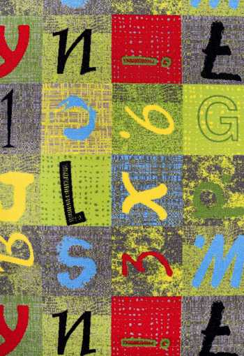 Detský metrážny koberec Alphabet 212 - Zvyšok 298x400 cm
