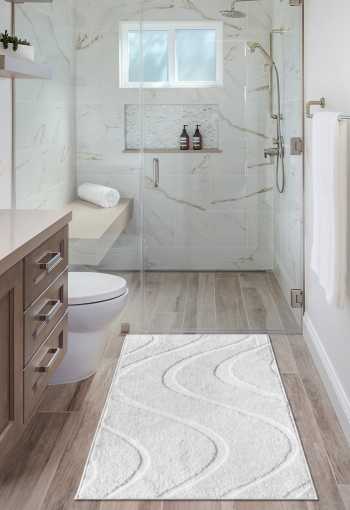 Kúpeľňová predložka LINA biela