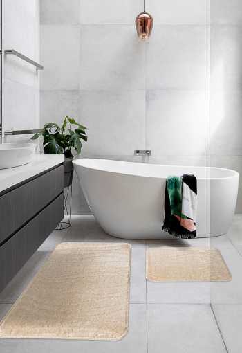 Kúpeľňová predložka BARI béžová