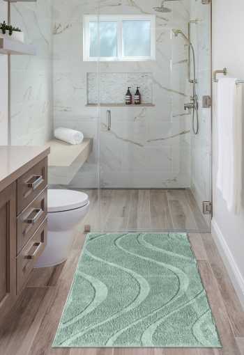 Kúpeľňová predložka LINA nefritová