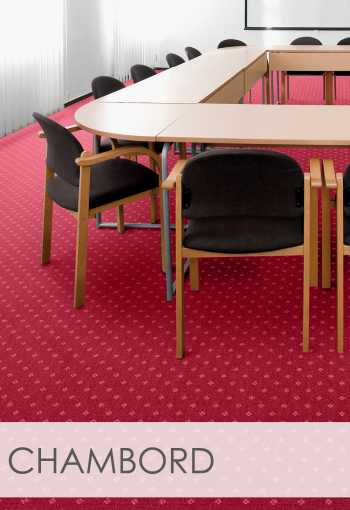 Metrážny koberec CHAMBORD 10 Červený