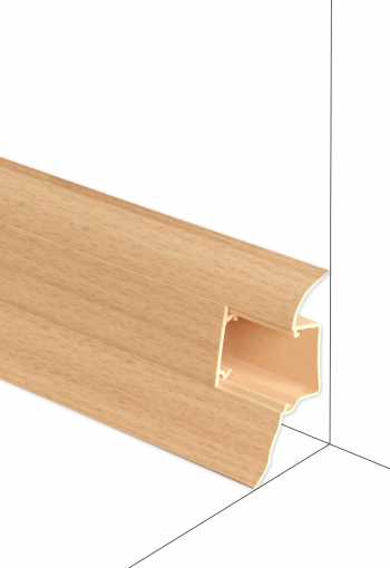 Podlahová lišta Döllken W136 - Buk Žltý - dĺžka 250 cm